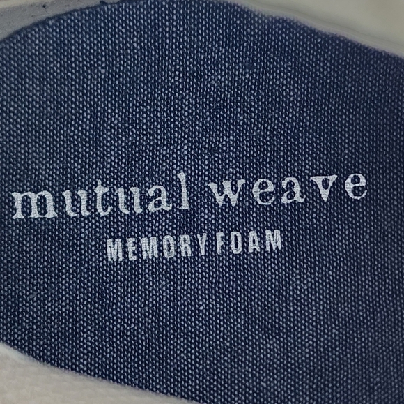 Mutual Weave Men's Canvas Khaki Feelon Memory Foam Lace-up Sneakers, Sz 10.5 - Picture 4 of 16